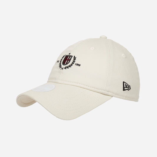CAPPELLINO 9TWENTY® NEW ERA X AC MILAN BIANCO CON RICAMO LOGO MILAN DONNA