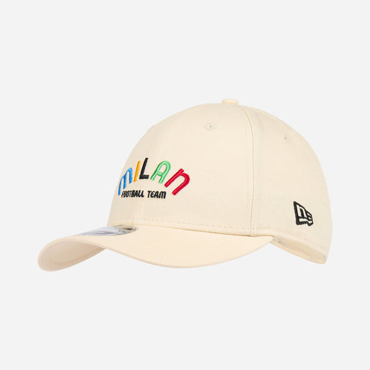 CAPPELLINO 9FORTY® NEW ERA X AC MILAN BIANCO CON SCRITTA MILAN