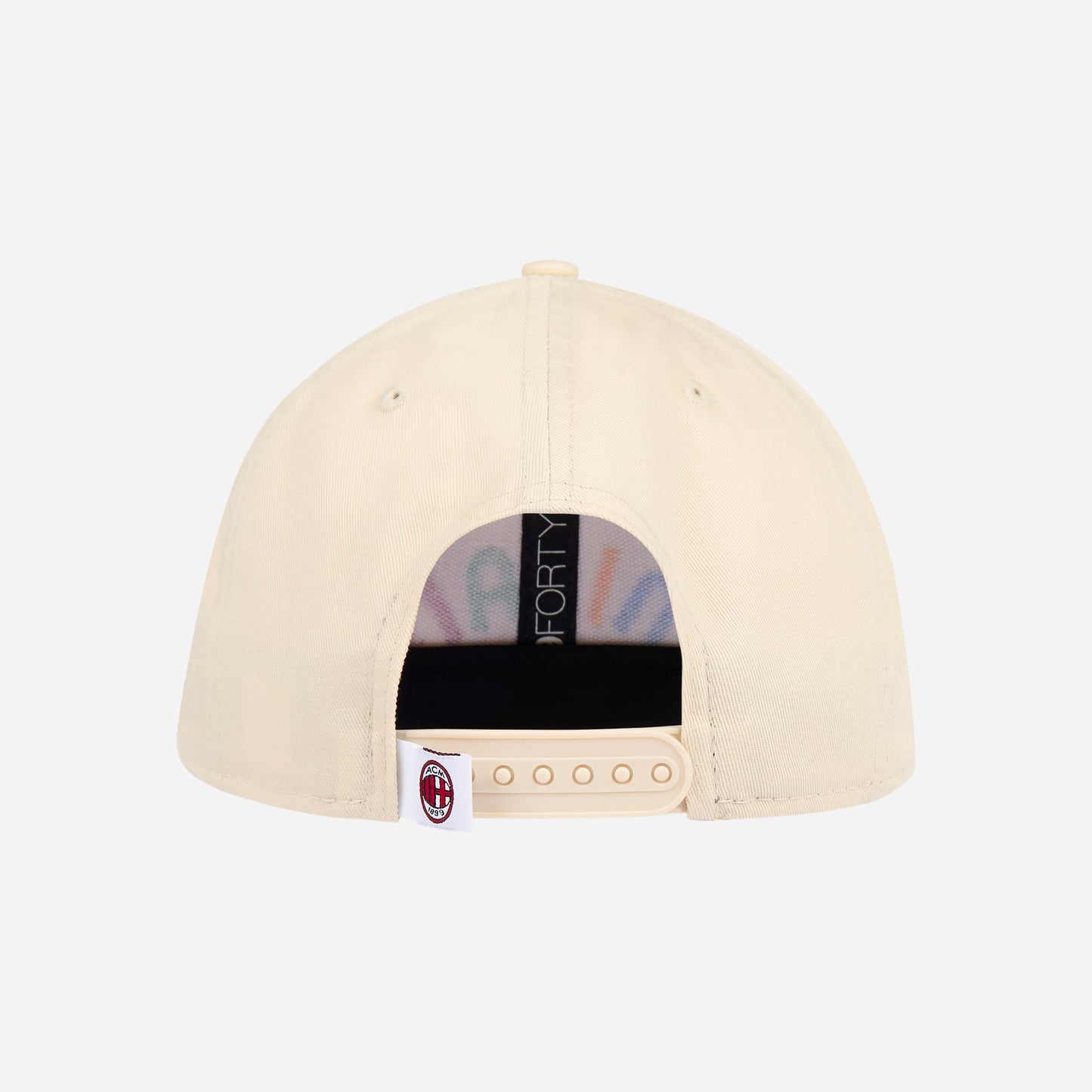 CAPPELLINO 9FORTY® NEW ERA X AC MILAN BIANCO CON SCRITTA MILAN
