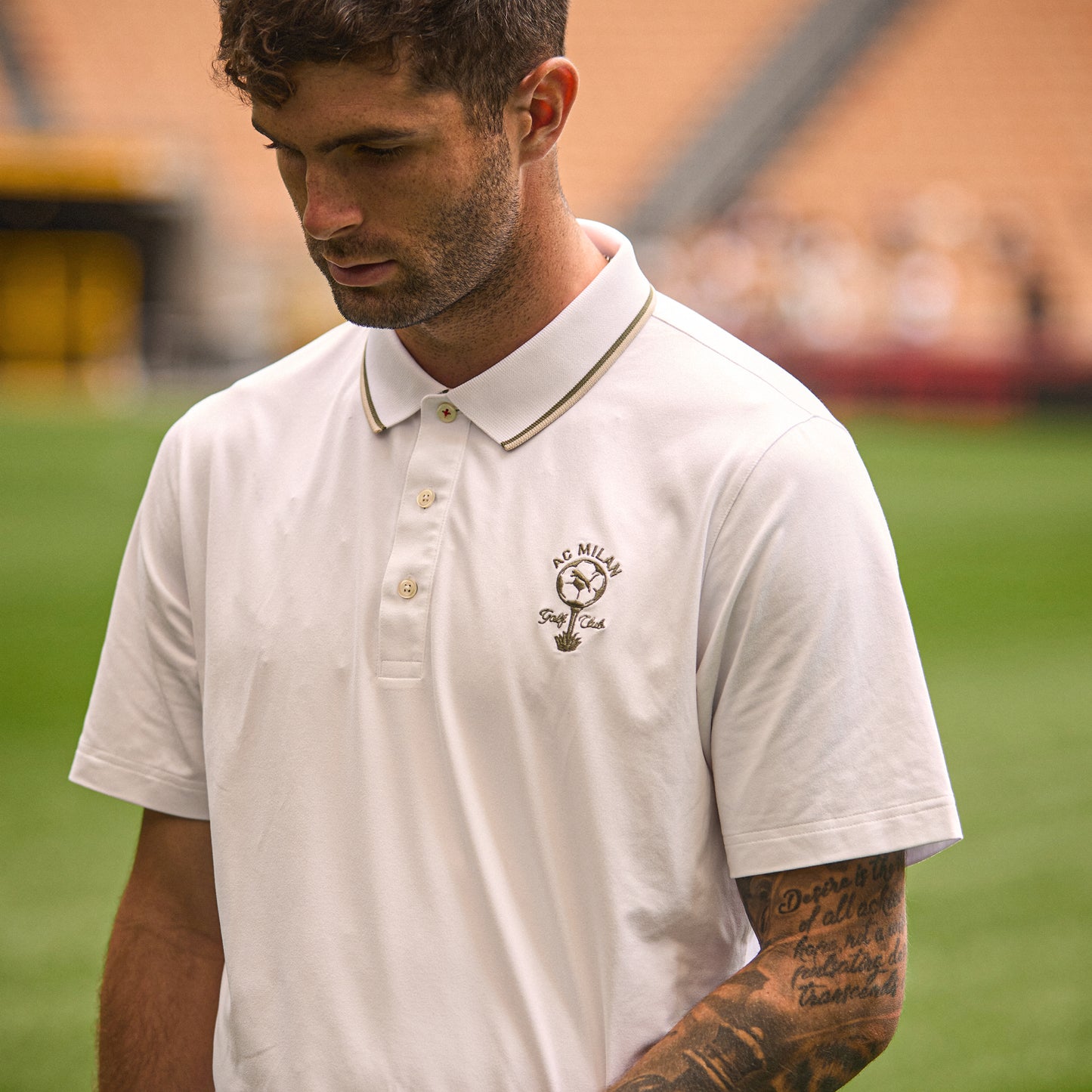 WHITE POLO SHIRT PUMA X ACM GOLF CLUB