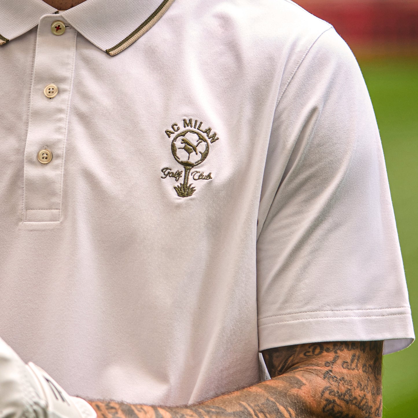 WHITE POLO SHIRT PUMA X ACM GOLF CLUB