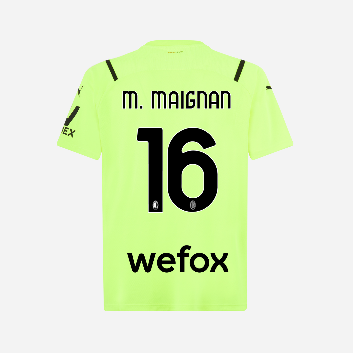 MILAN GOALKEEPER AUTHENTIC 2021/22 JERSEY M. MAIGNAN