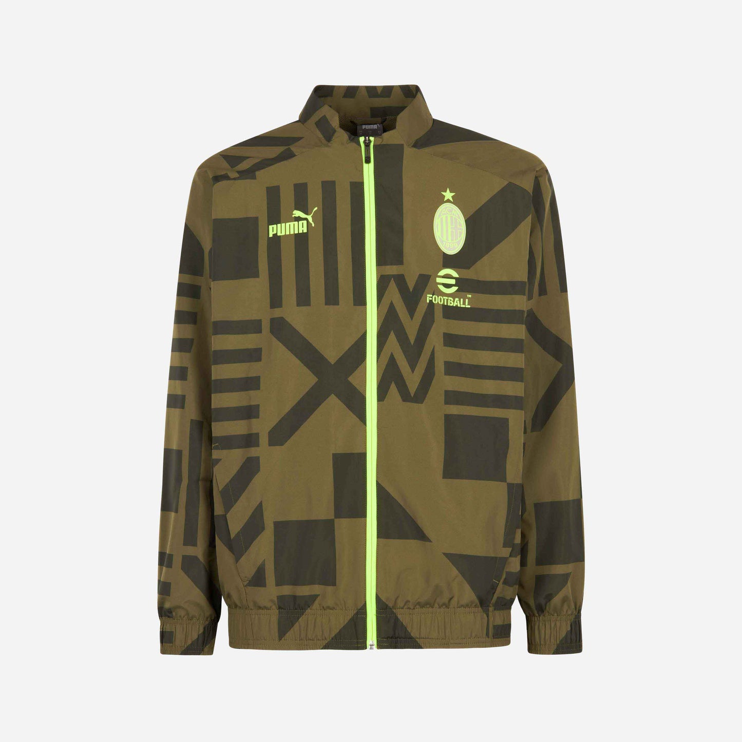 MILAN PREMATCH 2022/23 JACKET WITH ZIPPER