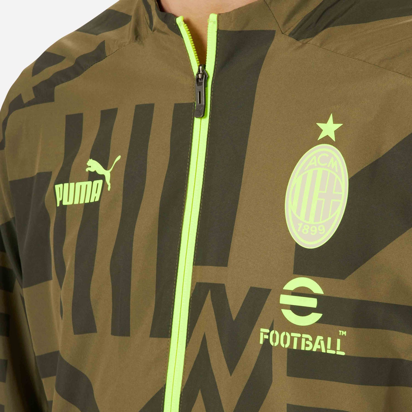 MILAN PREMATCH 2022/23 JACKET WITH ZIPPER