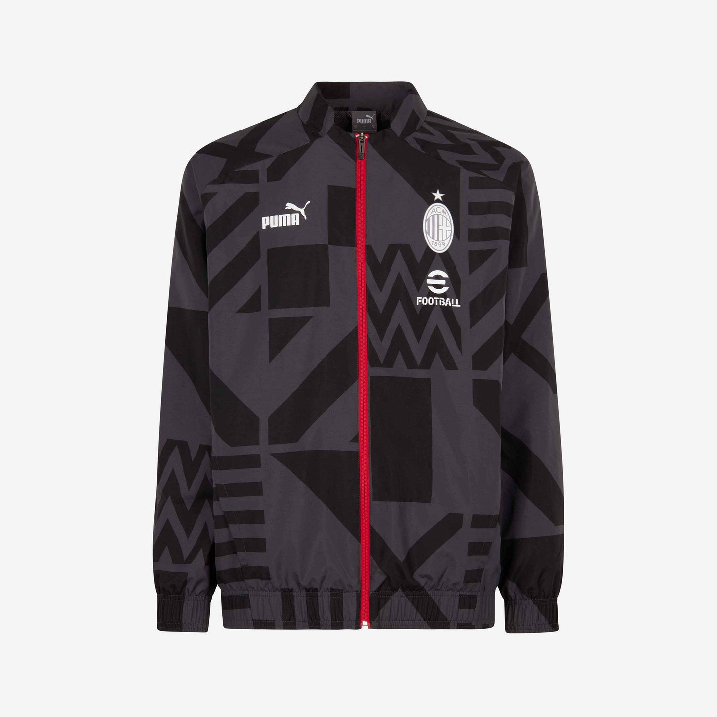 MILAN PREMATCH 2022/23 JACKET WITH ZIPPER