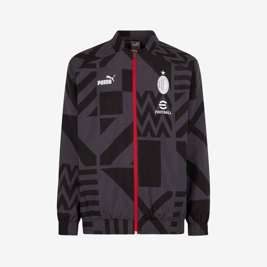 MILAN PREMATCH 2022/23 JACKET WITH ZIPPER