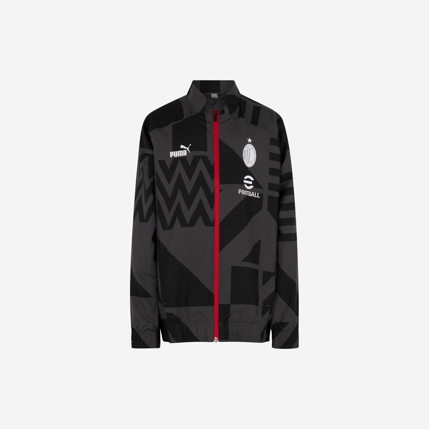 MILAN PREMATCH 2022/23 KIDS’ JACKET WITH ZIPPER