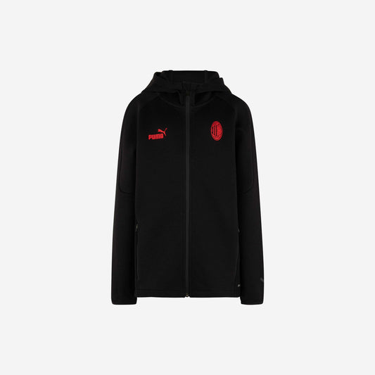 FELPA MILAN CASUALS DA BAMBINO CON ZIP E CAPPUCCIO