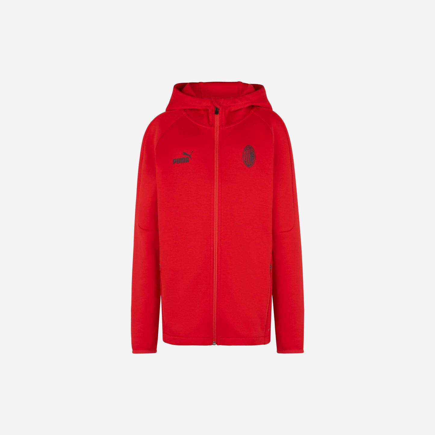 FELPA MILAN CASUALS DA BAMBINO CON ZIP E CAPPUCCIO