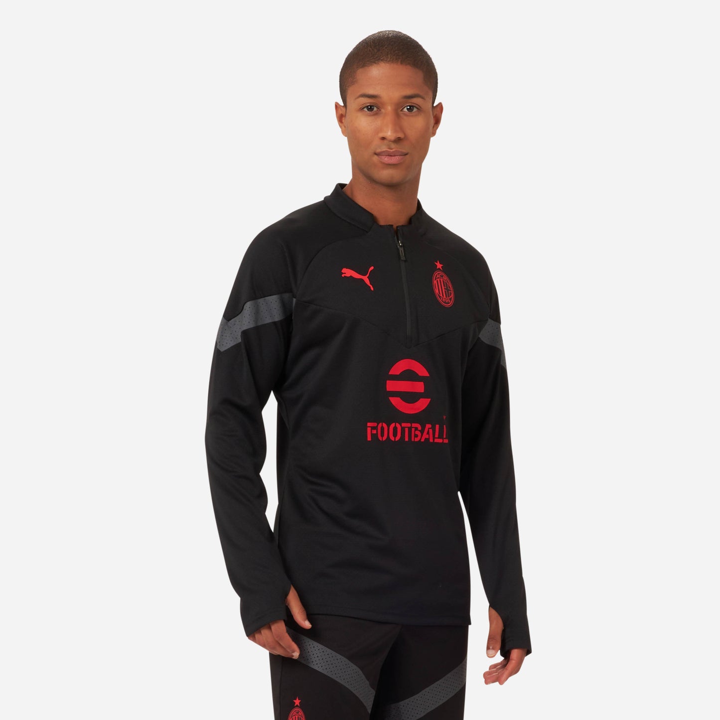 MILAN 1/4 ZIP LONG-SLEEVE TRAINING 2022/23 JERSEY