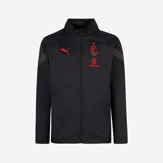 MILAN TRAINING 2022/23 JACKET WITH ZIPPER AND REMOVABLE HOOD