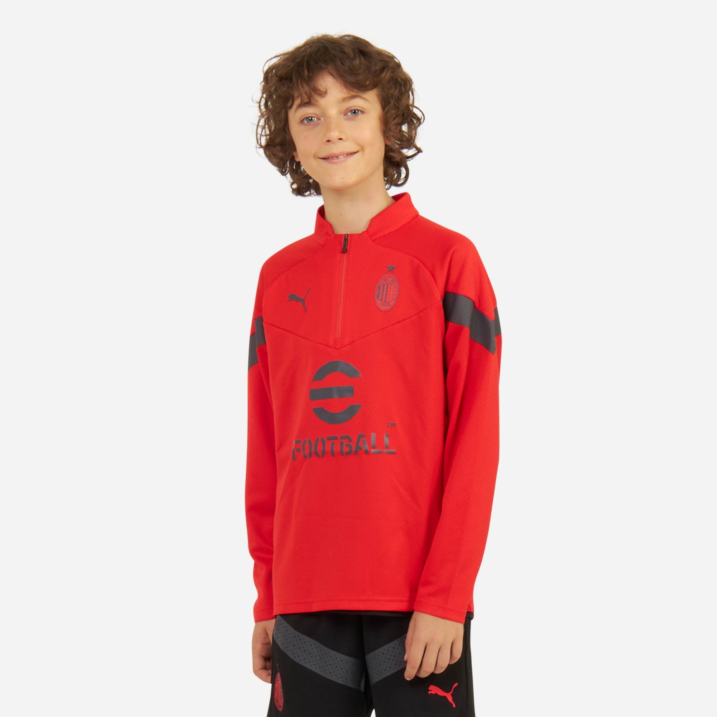 MILAN 1/4 ZIP LONG-SLEEVE TRAINING 2022/23 KIDS’ JERSEY