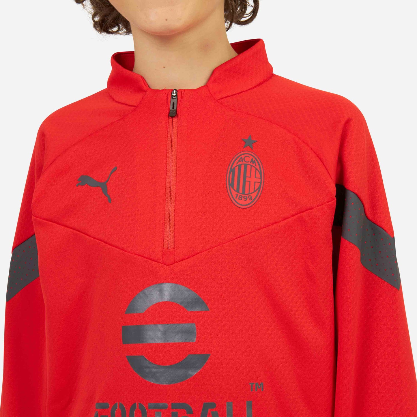 MILAN 1/4 ZIP LONG-SLEEVE TRAINING 2022/23 KIDS’ JERSEY