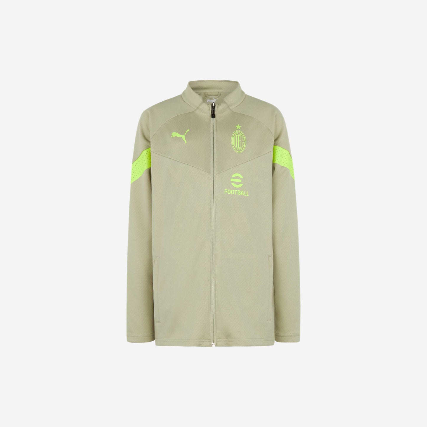 MILAN TRAINING 2022/23 KIDS’ JACKET WITH ZIPPER AND POCKETS