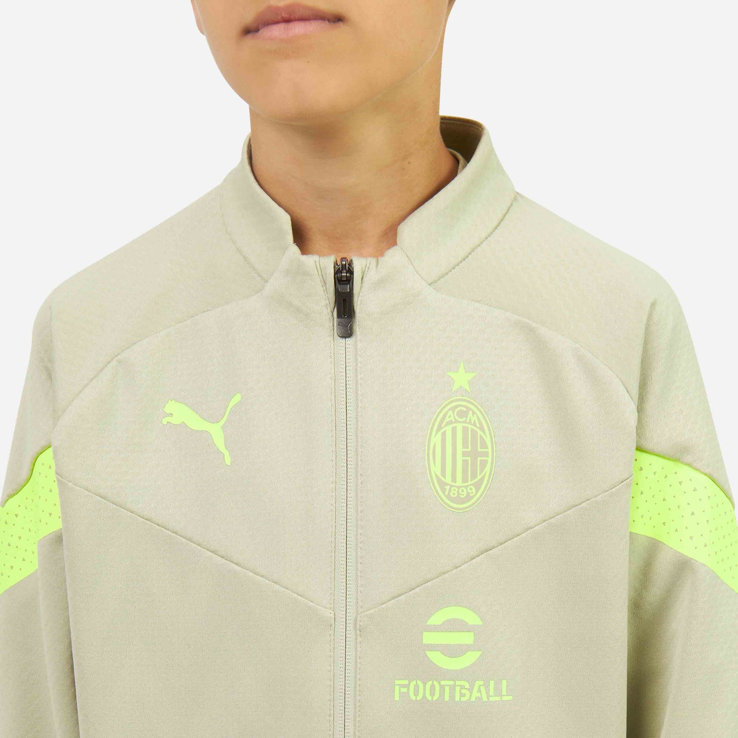 MILAN TRAINING 2022/23 KIDS’ JACKET WITH ZIPPER AND POCKETS