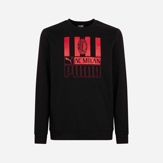 MILAN CREW NECK SWEATSHIRT WITH FRONT PRINT
