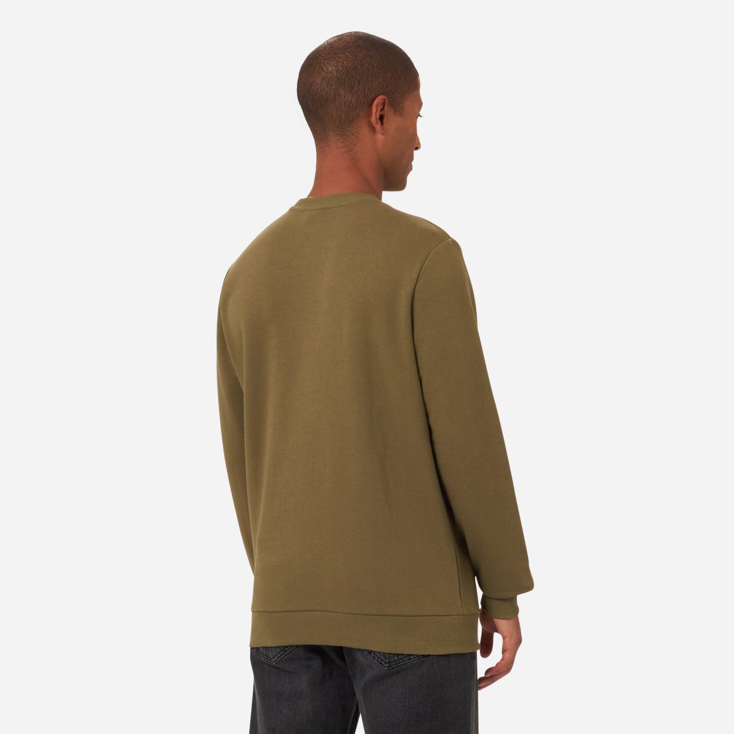 FELPA MILAN GIROCOLLO CON STAMPA FRONTALE