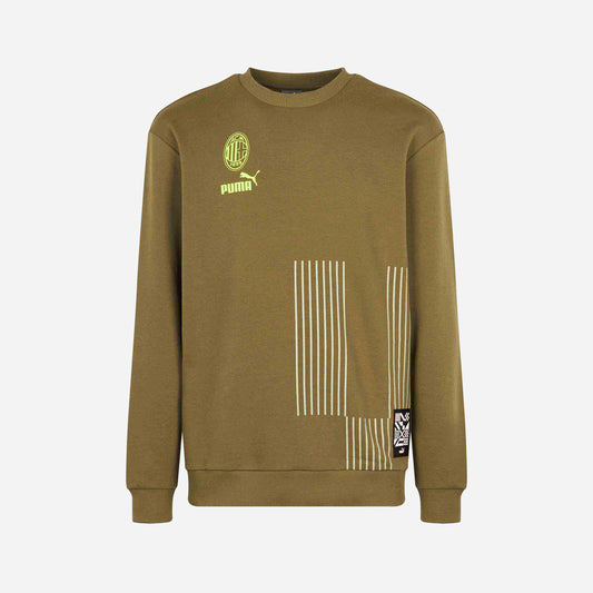 FELPA MILAN CREWNECK CON STAMPE E PATCH