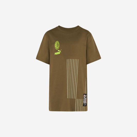 T-SHIRT MILAN BAMBINO CON STAMPE E PATCH