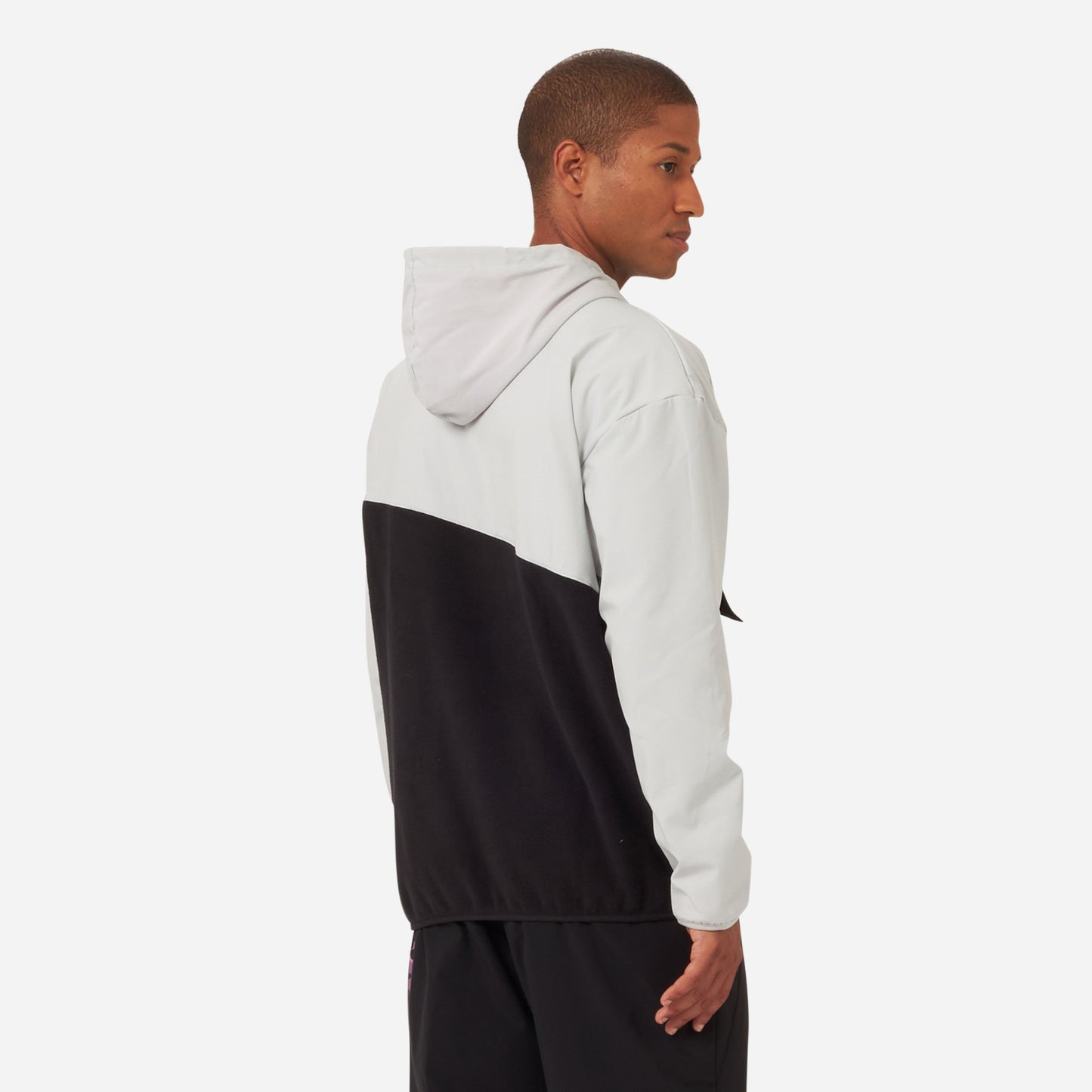 FELPA MILAN COLOR BLOCK CON CAPPUCCIO