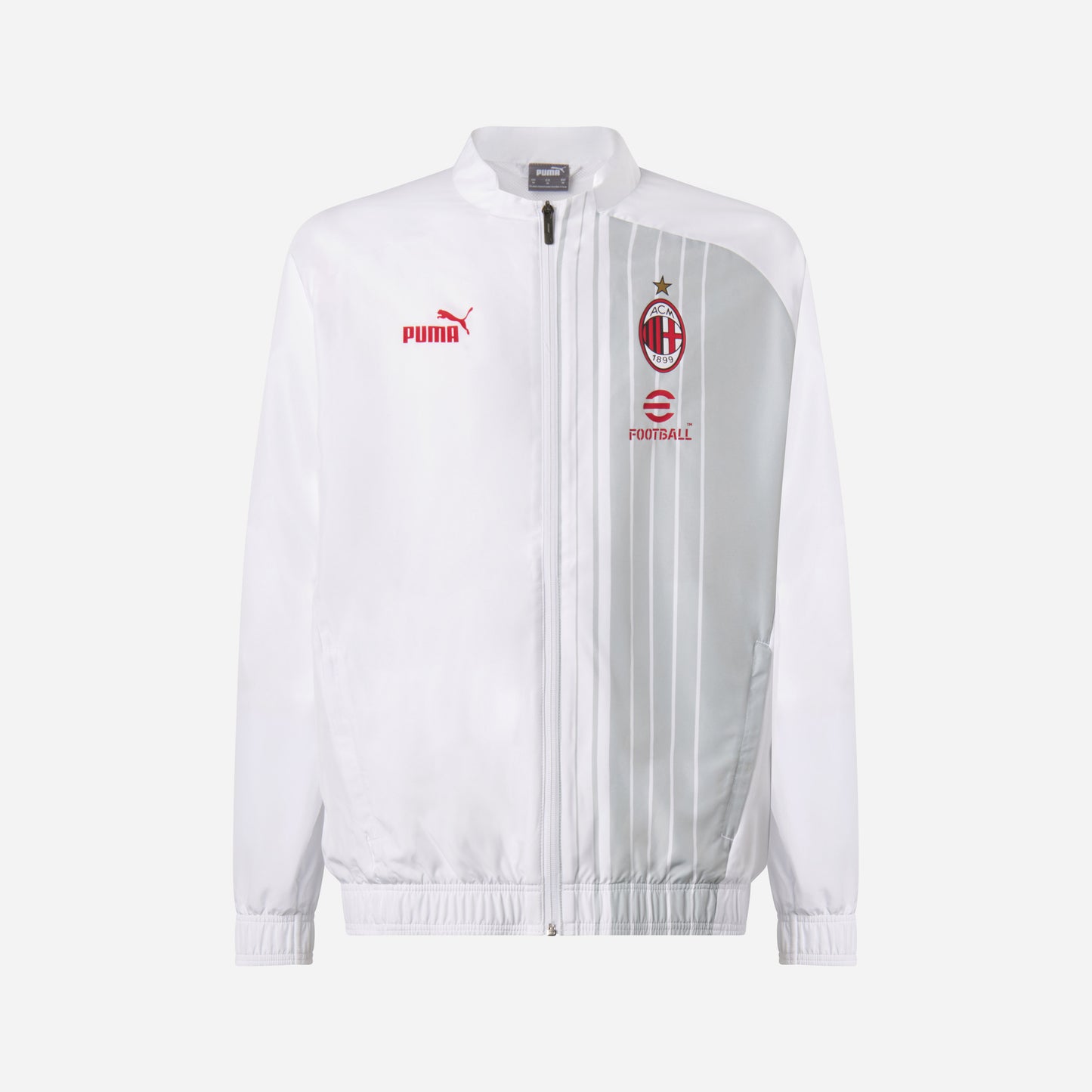MILAN PREMATCH 2023 JACKET WITH ZIPPER