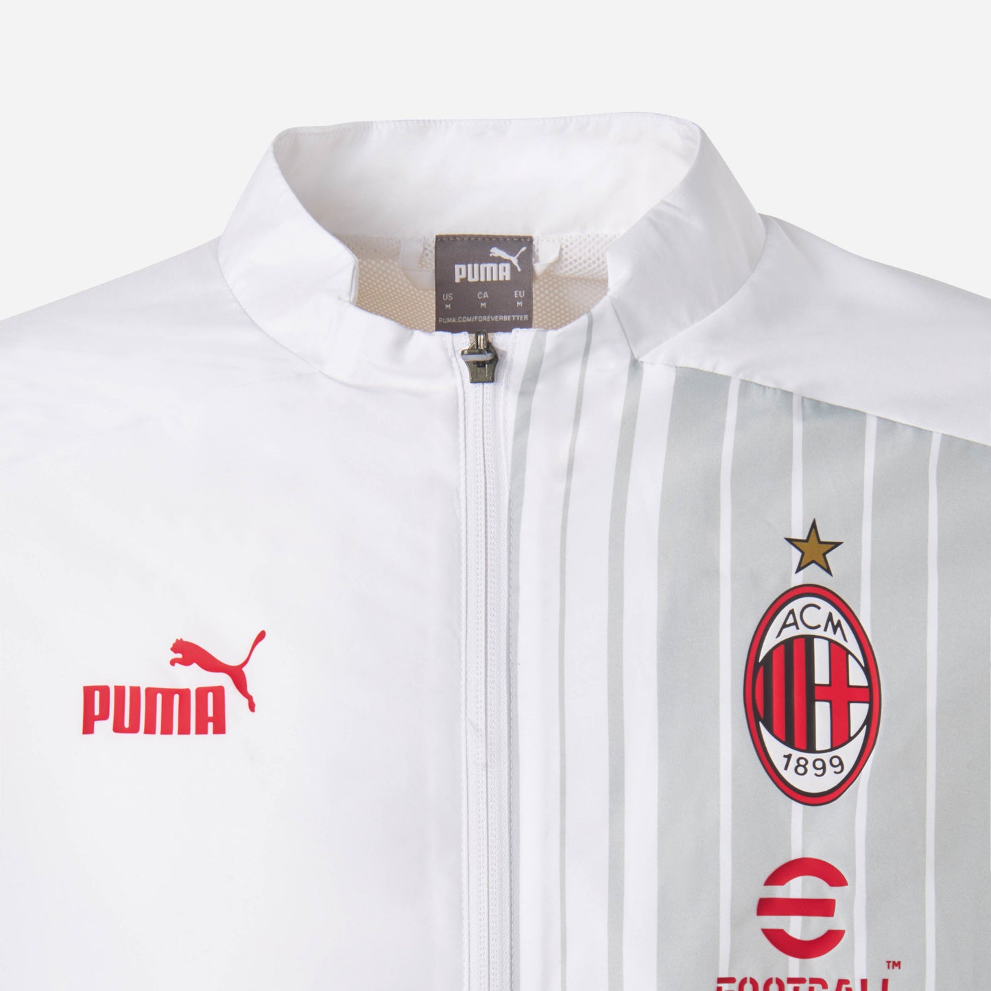 MILAN PREMATCH 2023 JACKET WITH ZIPPER