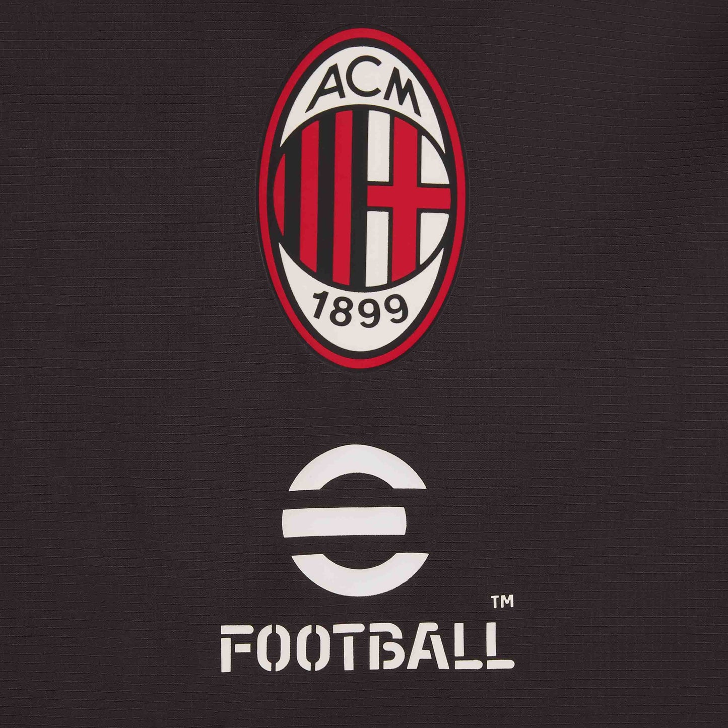 MILAN PREMATCH 2023/24 JACKET WITH ZIPPER AND HOOD