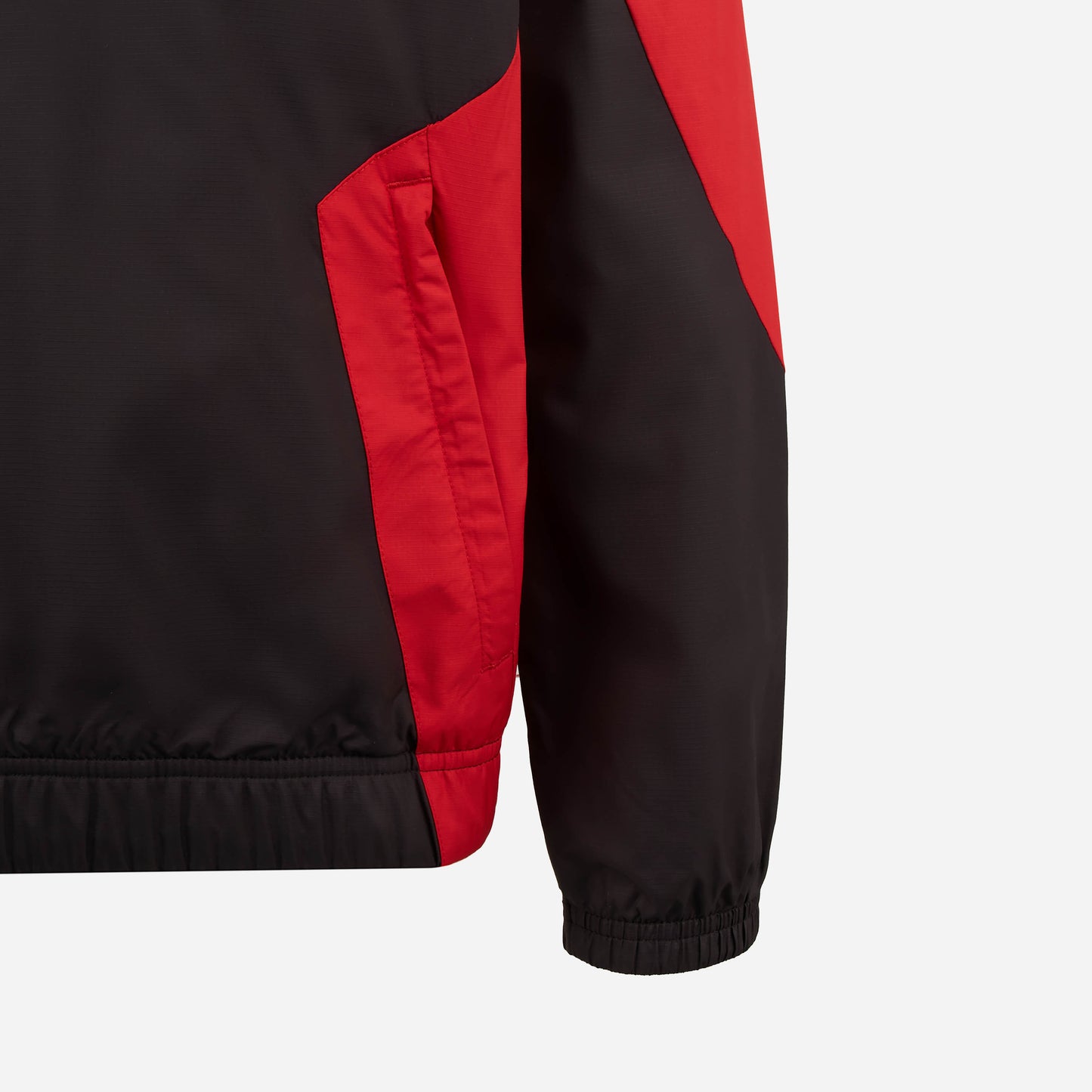 MILAN PREMATCH 2023/24 JACKET WITH ZIPPER AND HOOD