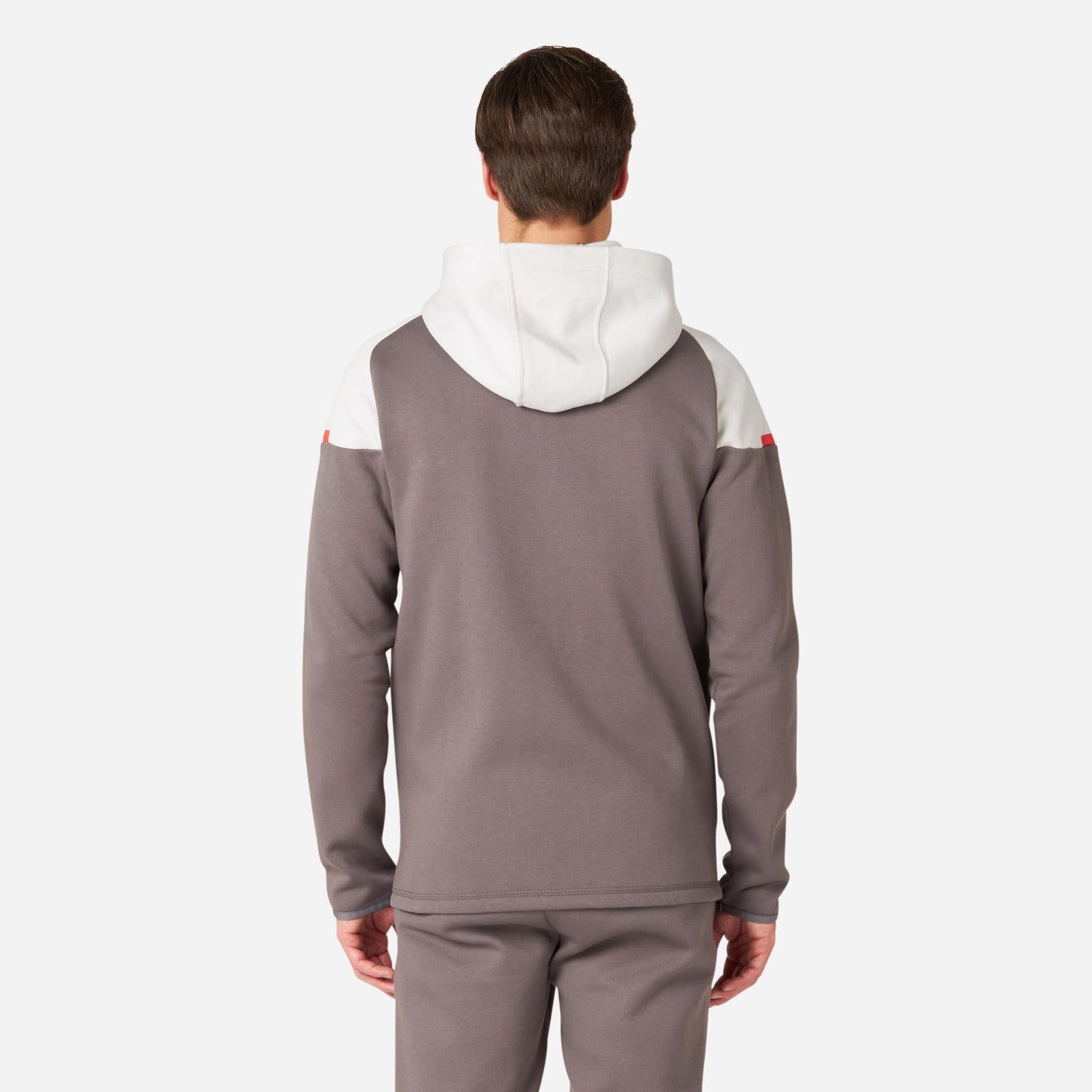 FELPA MILAN CASUALS 2023/24 CON ZIP E CAPPUCCIO