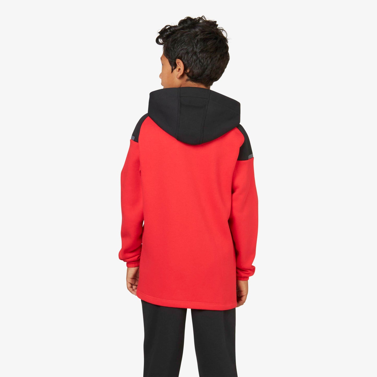 FELPA MILAN CASUALS DA BAMBINO CON ZIP E CAPPUCCIO 2023/24