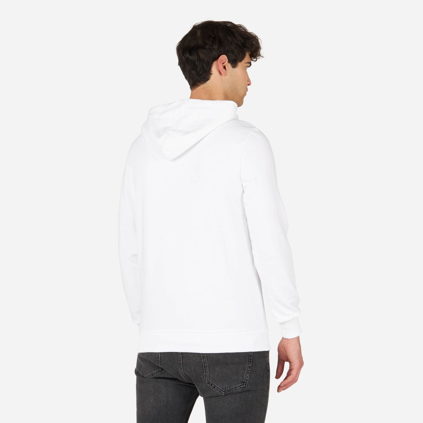 FELPA MILAN FOOTBALL CORE CON CAPPUCCIO E STAMPA