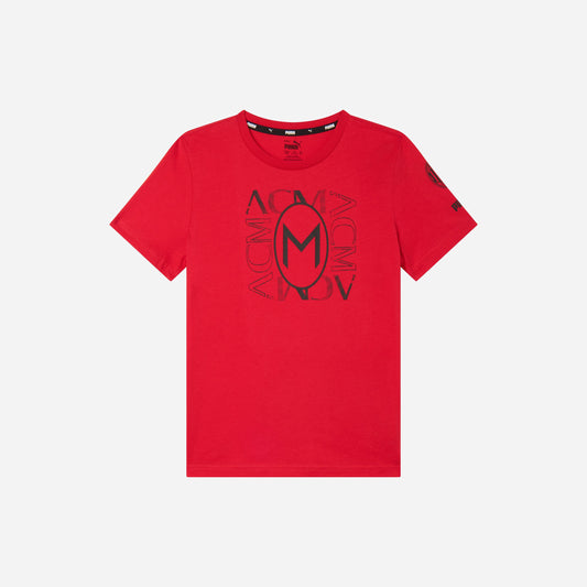 T-SHIRT MILAN BAMBINO CON STAMPA FRONTALE FOOTBALL CORE