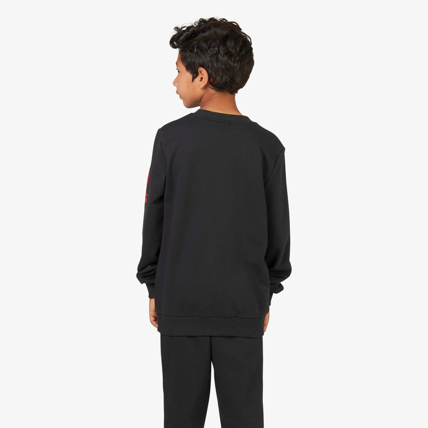 FELPA MILAN BAMBINO CON STAMPA FRONTALE FOOTBALL CORE