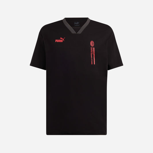 T-SHIRT MILAN ''SEMPRE INSIEME A TE SARÒ'' CON DETTAGLIO SUL RETRO