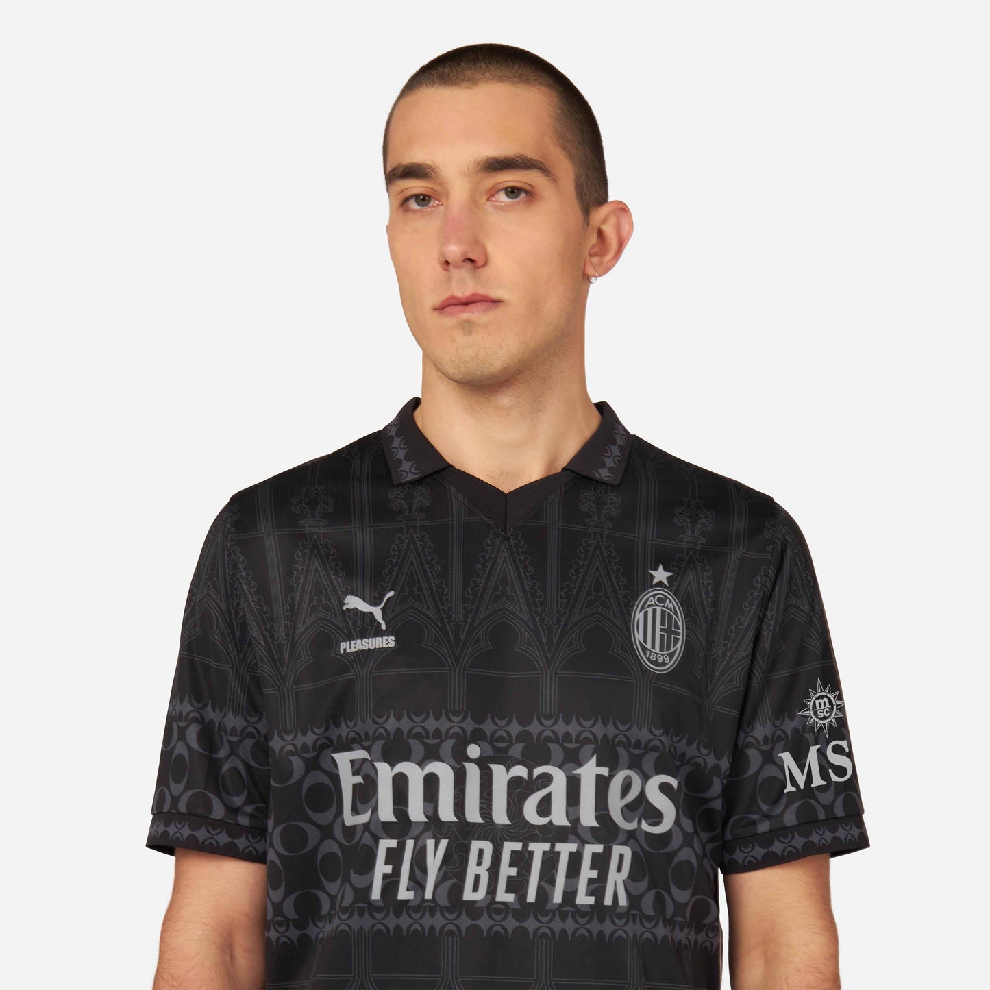 JERSEY AC Milan x Pleasures 2023/24  – Dark version