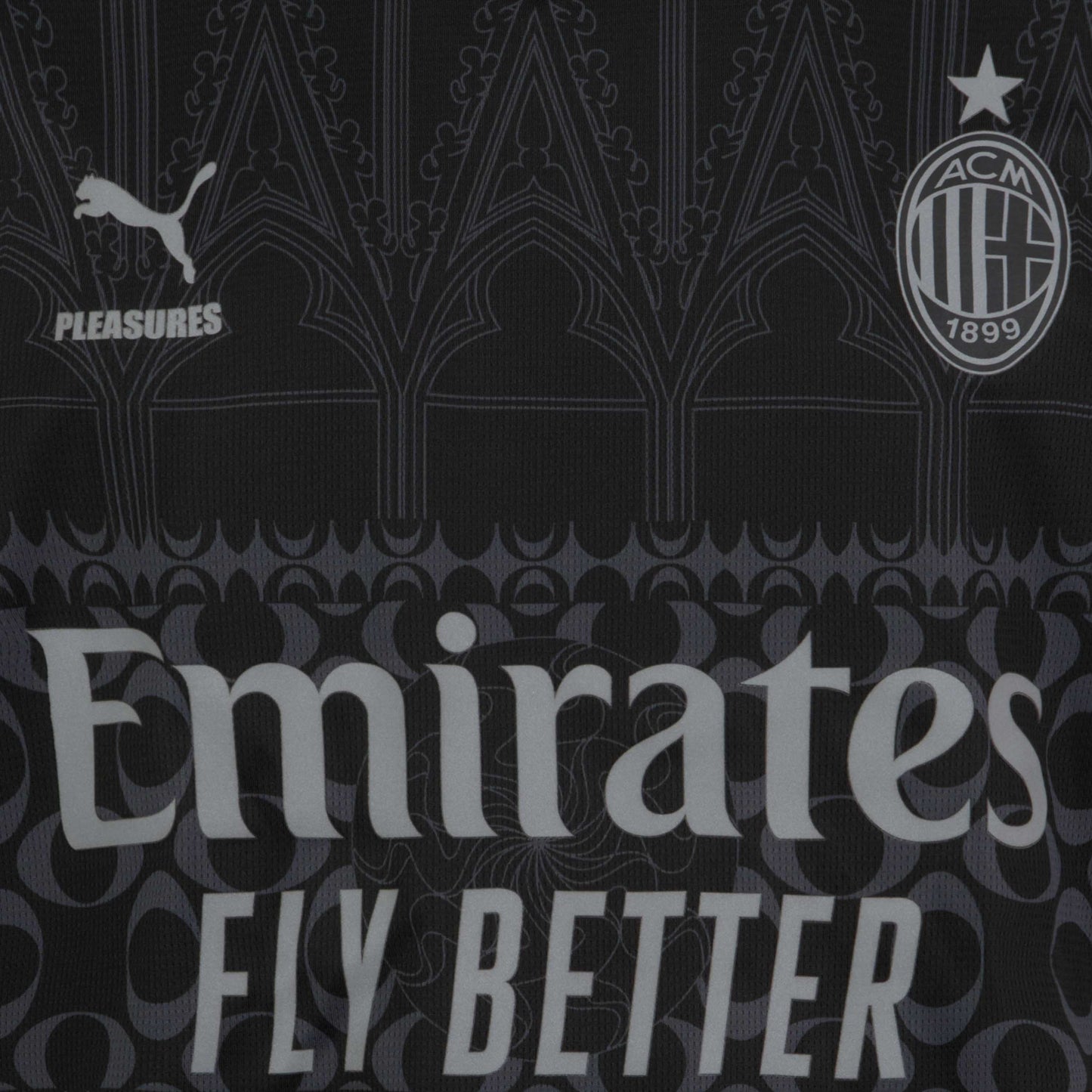 JERSEY AC Milan x Pleasures 2023/24  – Dark version