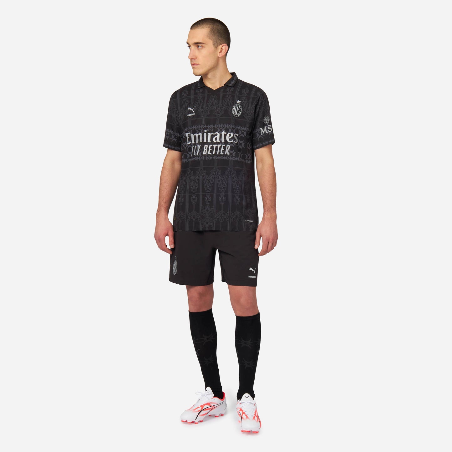 AUTHENTIC JERSEY AC Milan x Pleasures 2023/24 – Dark version