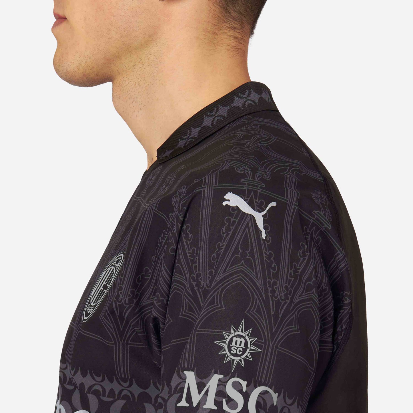 AUTHENTIC JERSEY AC Milan x Pleasures 2023/24 – Dark version