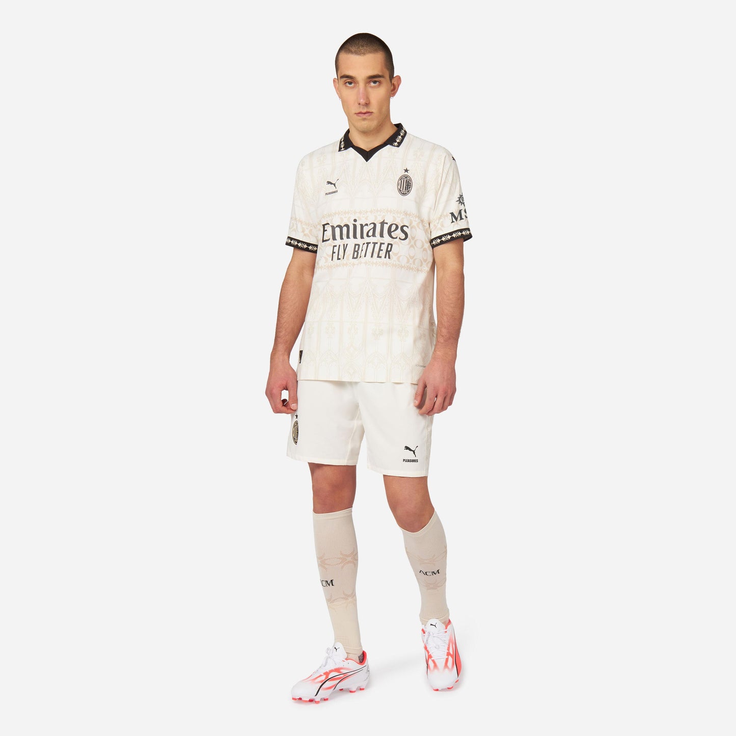 AUTHENTIC JERSEY AC Milan x Pleasures 2023/24 – Light version