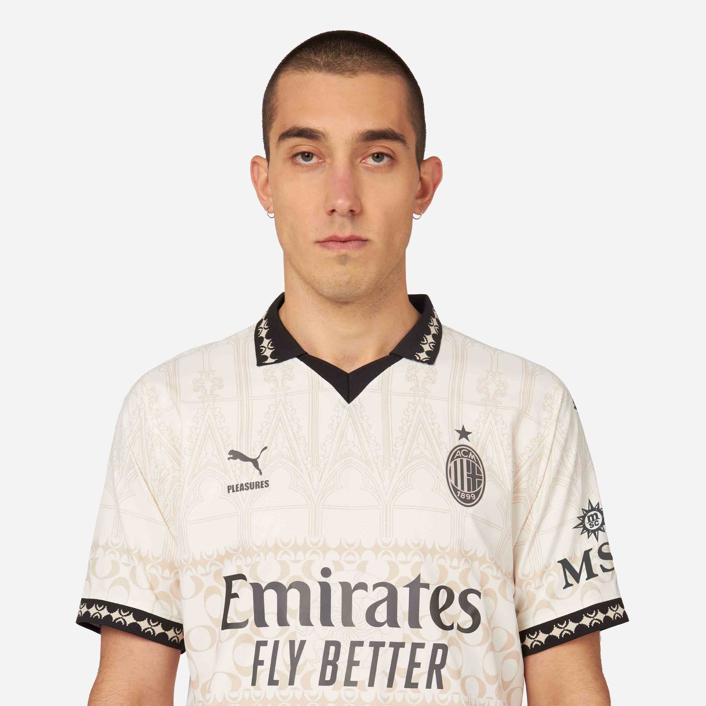 AUTHENTIC JERSEY AC Milan x Pleasures 2023/24 – Light version
