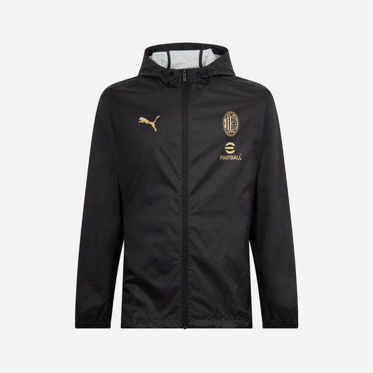 MILAN TRAINING 2024/25 JACKET WITH ZIPPER AND HOOD