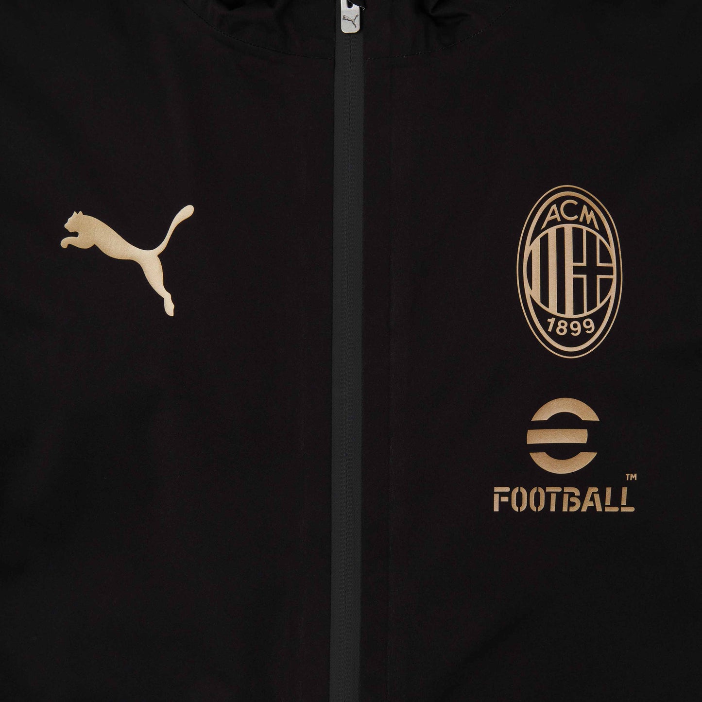 MILAN TRAINING 2024/25 JACKET WITH ZIPPER AND HOOD