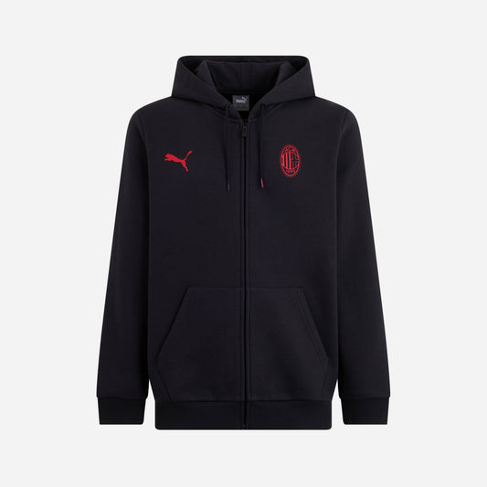 FELPA CON ZIP MILAN ESSENTIAL NERA