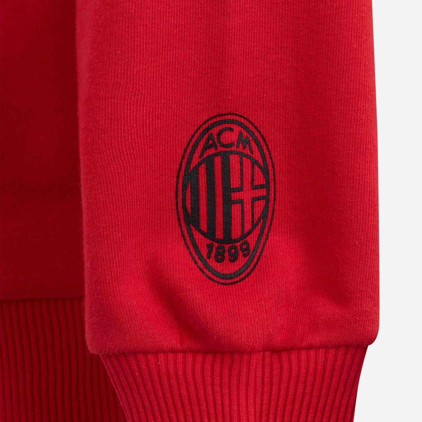 AC MILAN CULTURE COLLECTION ZIPPED RED HOODIE