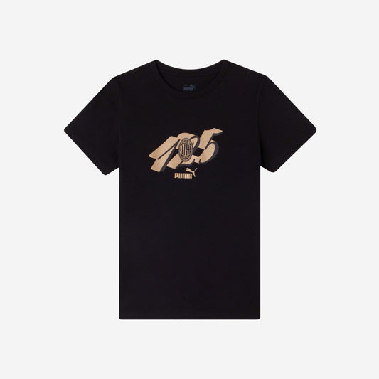 T-SHIRT MILAN 125° ANNIVERSARIO CULTURE NERA BAMBINO