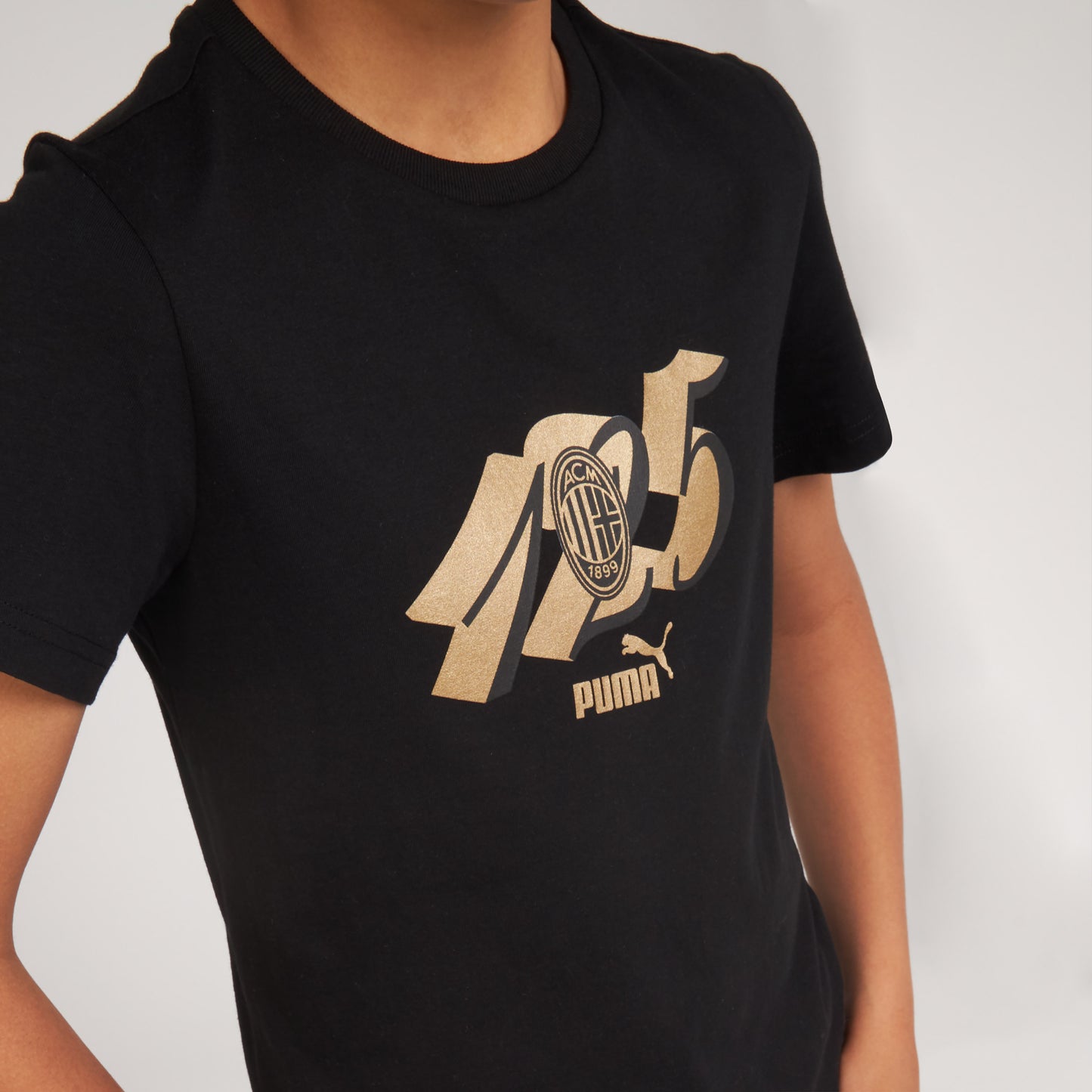 T-SHIRT MILAN 125° ANNIVERSARIO CULTURE NERA BAMBINO