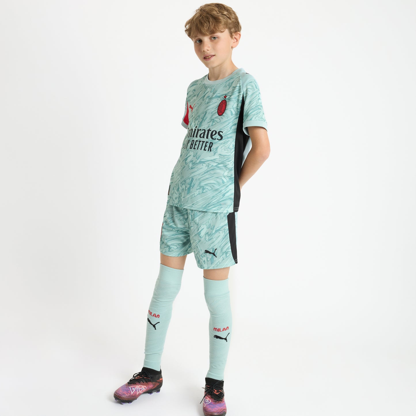 MILAN GOALKEEPER HOME 2025/26 KIDS'SHORTS