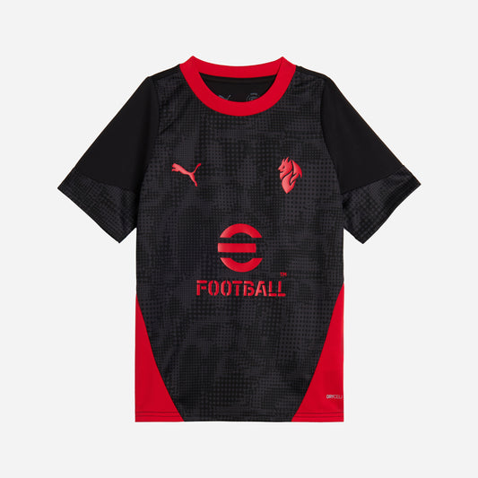 MILAN TRAINING 2025/26 KIDS' BLACK JERSEY