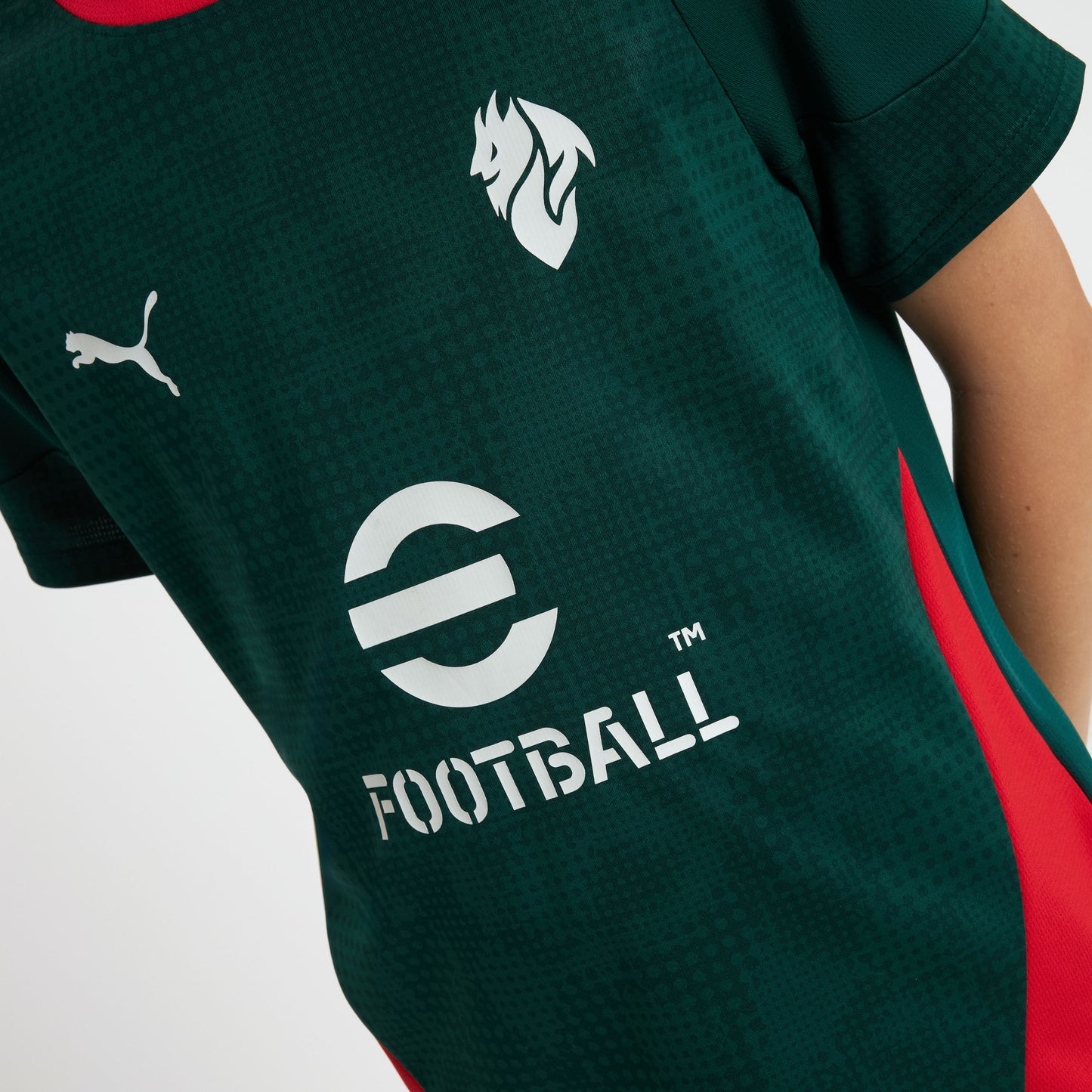 MILAN TRAINING 2025/26 KIDS' GREEN JERSEY