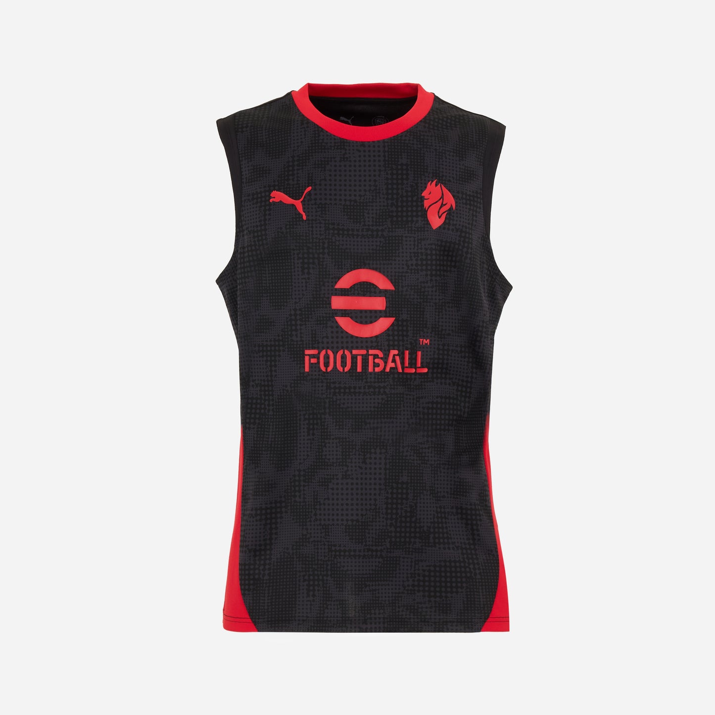 MAGLIA NERA MILAN TRAINING 2025/26 SENZA MANICHE